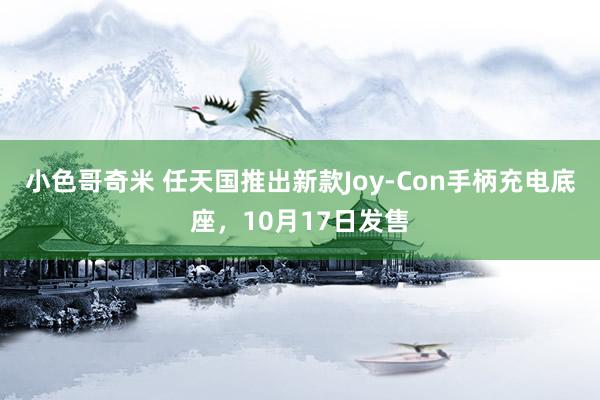 小色哥奇米 任天国推出新款Joy-Con手柄充电底座，10月17日发售