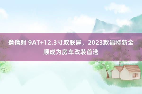 撸撸射 9AT+12.3寸双联屏，2023款福特新全顺成为房车改装首选