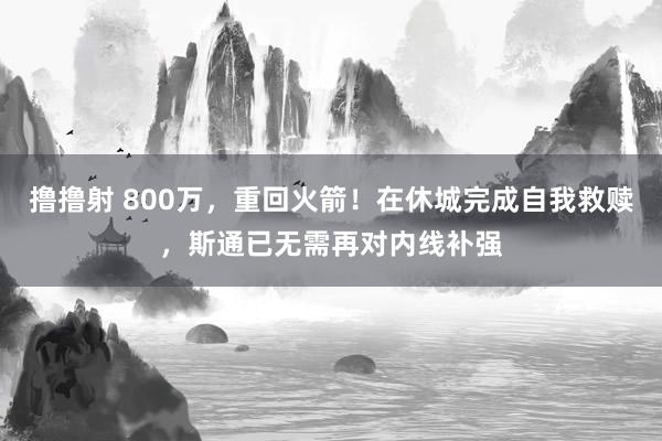 撸撸射 800万，重回火箭！在休城完成自我救赎，斯通已无需再对内线补强