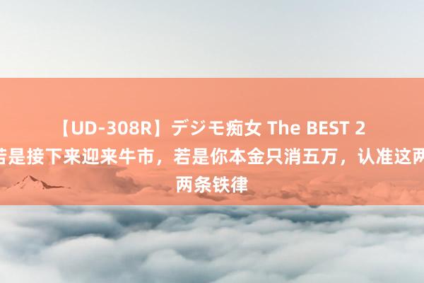 【UD-308R】デジモ痴女 The BEST 2 A股：若是接下来迎来牛市，若是你本金只消五万，认准这两条铁律