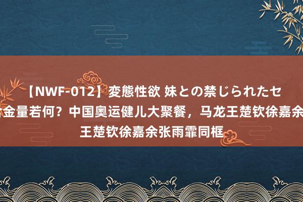 【NWF-012】変態性欲 妹との禁じられたセックス。 含金量若何？中国奥运健儿大聚餐，马龙王楚钦徐嘉余张雨霏同框