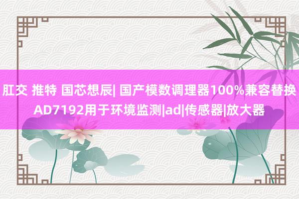 肛交 推特 国芯想辰| 国产模数调理器100%兼容替换AD7192用于环境监测|ad|传感器|放大器