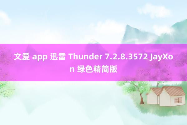 文爱 app 迅雷 Thunder 7.2.8.3572 JayXon 绿色精简版