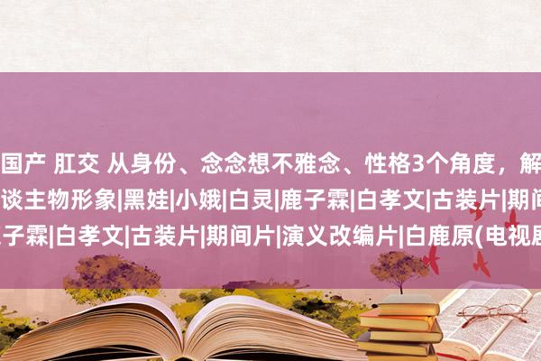 国产 肛交 从身份、念念想不雅念、性格3个角度，解读《白鹿原》白嘉轩东谈主物形象|黑娃|小娥|白灵|鹿子霖|白孝文|古装片|期间片|演义改编片|白鹿原(电视剧)