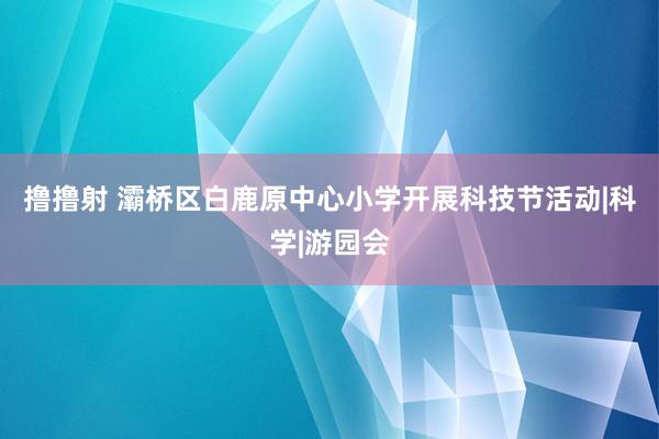 撸撸射 灞桥区白鹿原中心小学开展科技节活动|科学|游园会